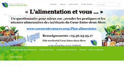 Desktop Screenshot of coeurentre2mers.com